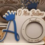 Mini moldura com inicial - Lembrança