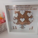 Quadro moldura avós 25*25cm