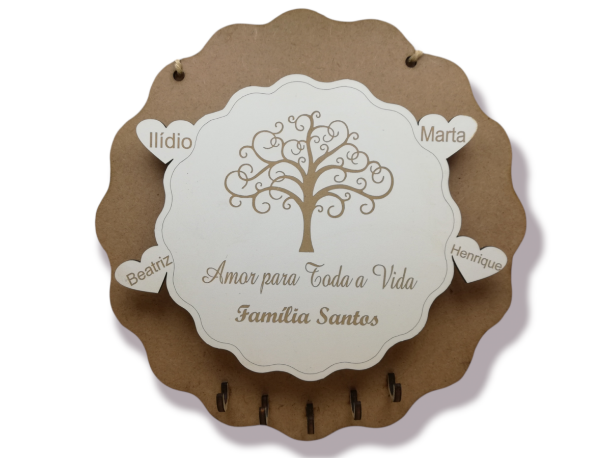 Chaveiro Árvore da Vida gravada - Image 1