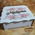 Caixa quadrada "Madrinha"