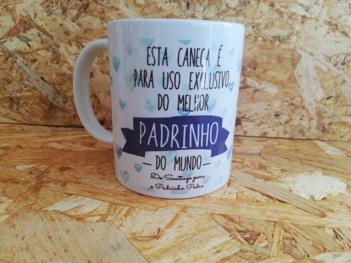 Caneca Uso Exclusivo Melhor Padrinho - Image 1