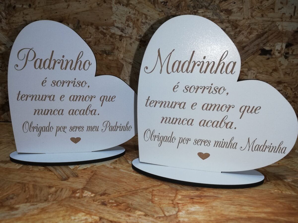 Suporte Coração Padrinhos 3 - Image 1