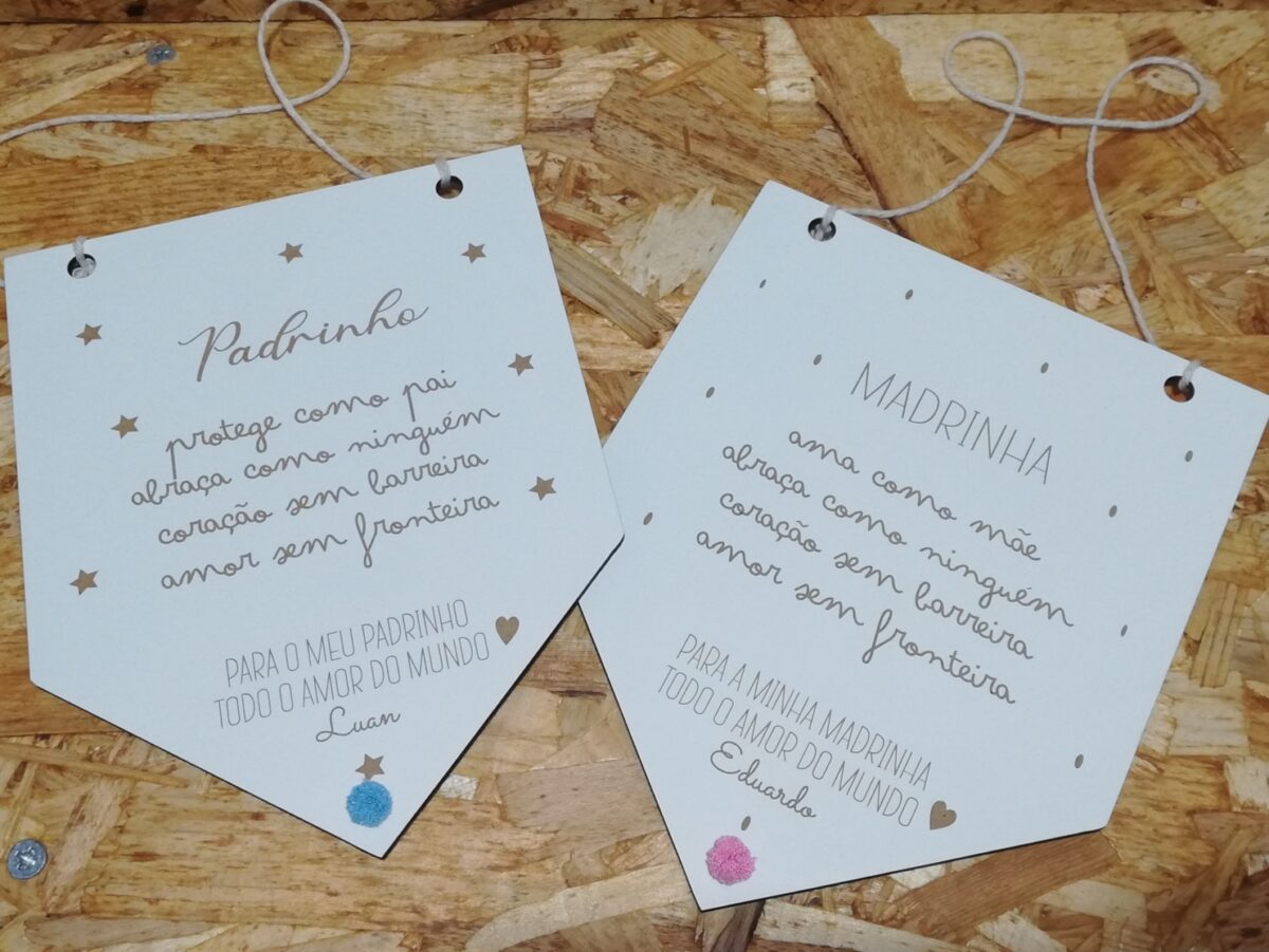 Bandeirola Padrinhos - Image 1