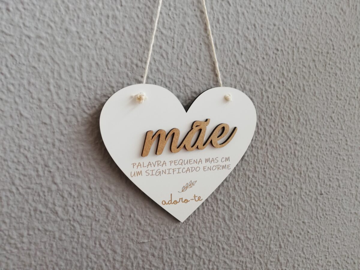 Bandeirola coração Mãe - Image 1