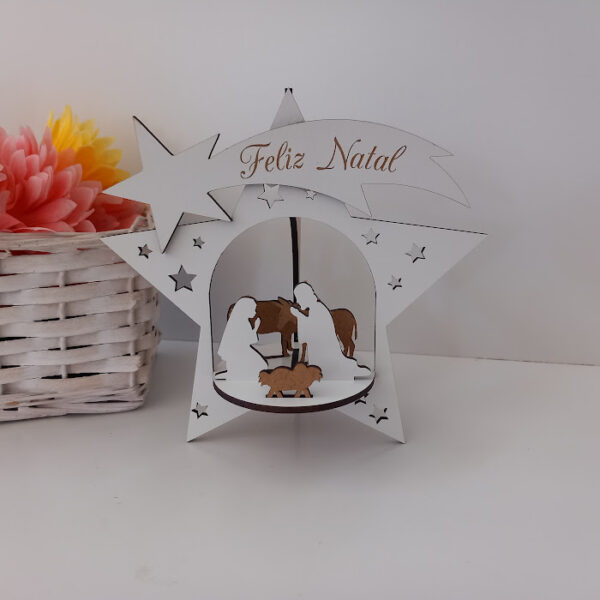 Presépio na estrela