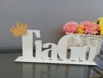 Nome com aplique coroa