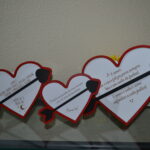 Caixa coração média, com seta