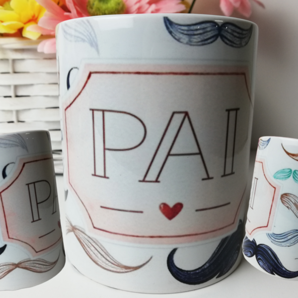 Caneca Pai - bigodes
