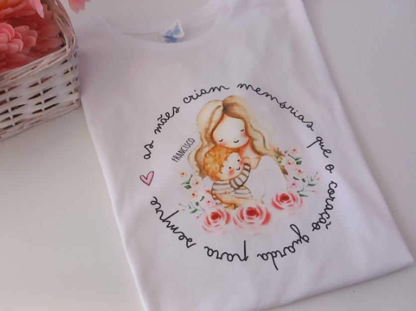 no122j2j T-shirt Mãe memórias - Image 1