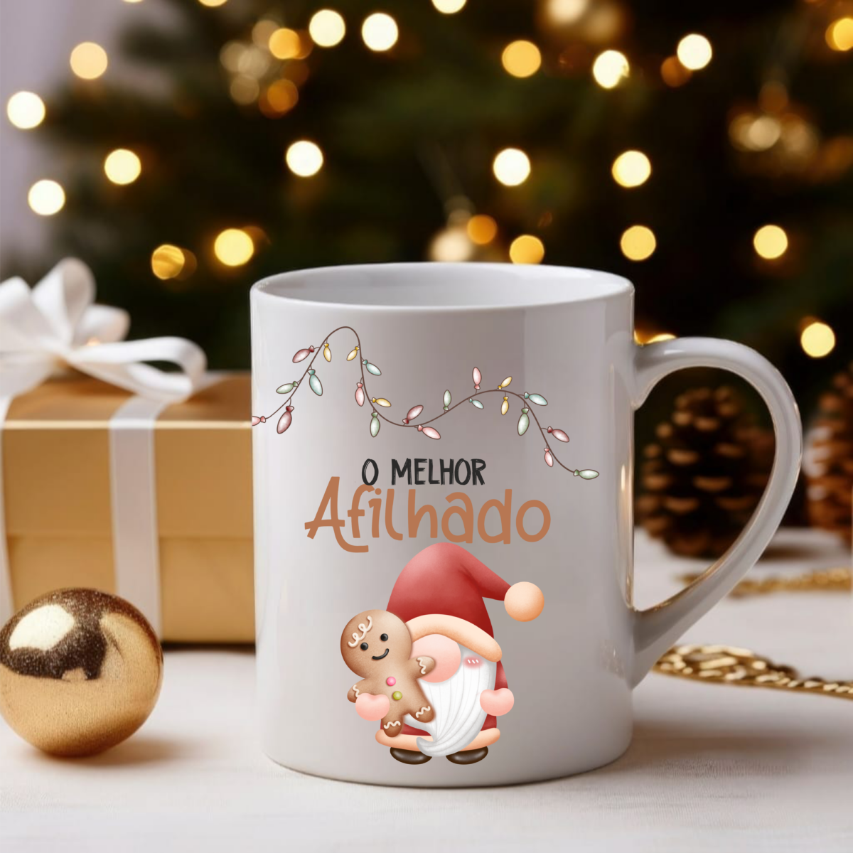 Caneca Natal - Gnomo - Image 1