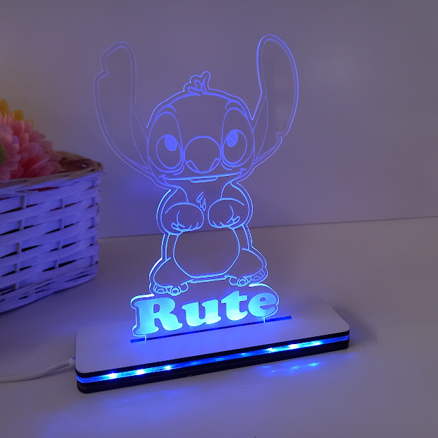 20240118_150421 Candeeiro Led - Stitch - Image 1