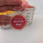 Porta chaves acrílico Super Pai