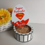 Caixa Ovo 15cm - símbolo super homem - com recheio - Image 2