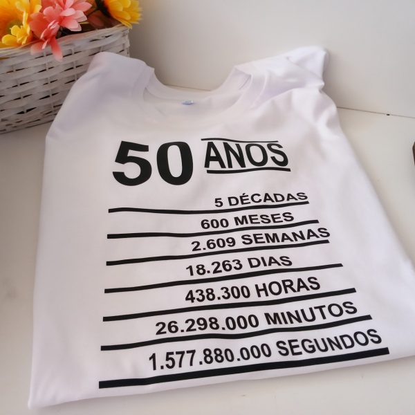 T-shirt 50 anos