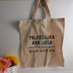 Saco Professora com Flores