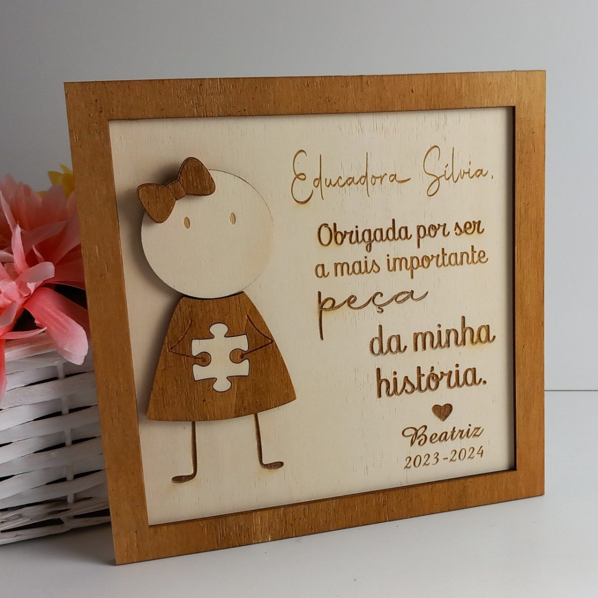 Quadro Menina puzzle - Image 1