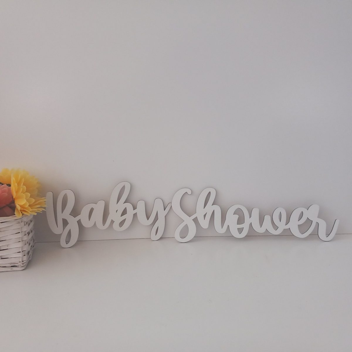 Palavra Baby Shower (em madeira) - Image 1