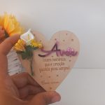 Iman coração com flores