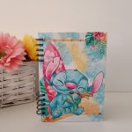 Bloco A6 pautado - Stitch