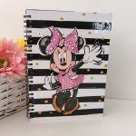 Caderno A5 pautado - Minnie