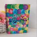 Caderno A5 pautado - Divertidamente