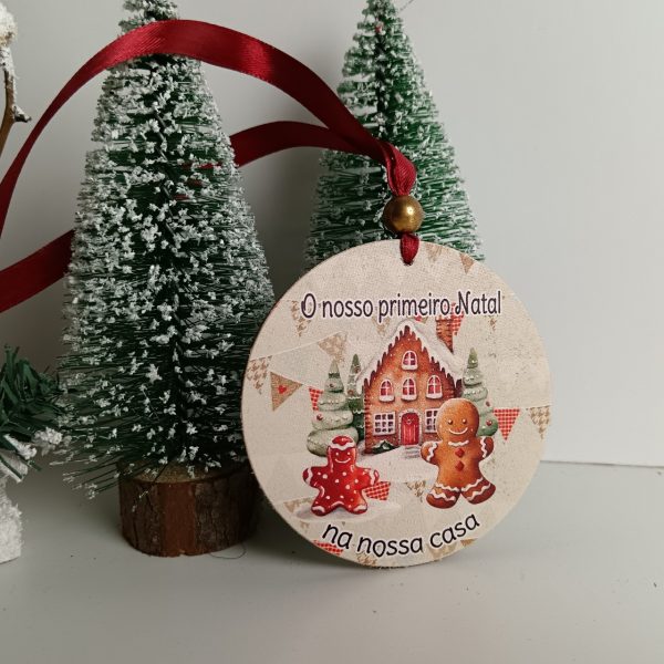 Bola colorida - 1º natal na nossa casa