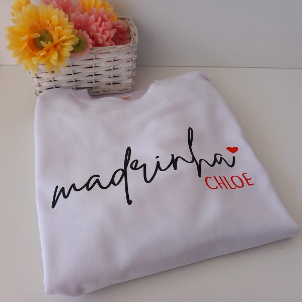 Sweat Madrinha e nome