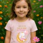 T-shirt Coelhinha na lua