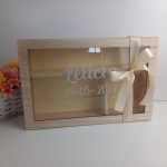 Caixa de Batismo em madeira e acrílico