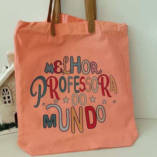 Saco "Melhor Professora do Mundo"