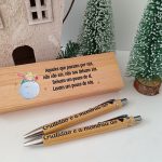 Estojo com caneta e lapiseira