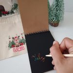 Bloco de "scratch art"