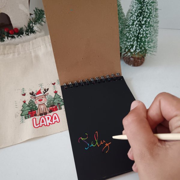 Bloco de "scratch art"