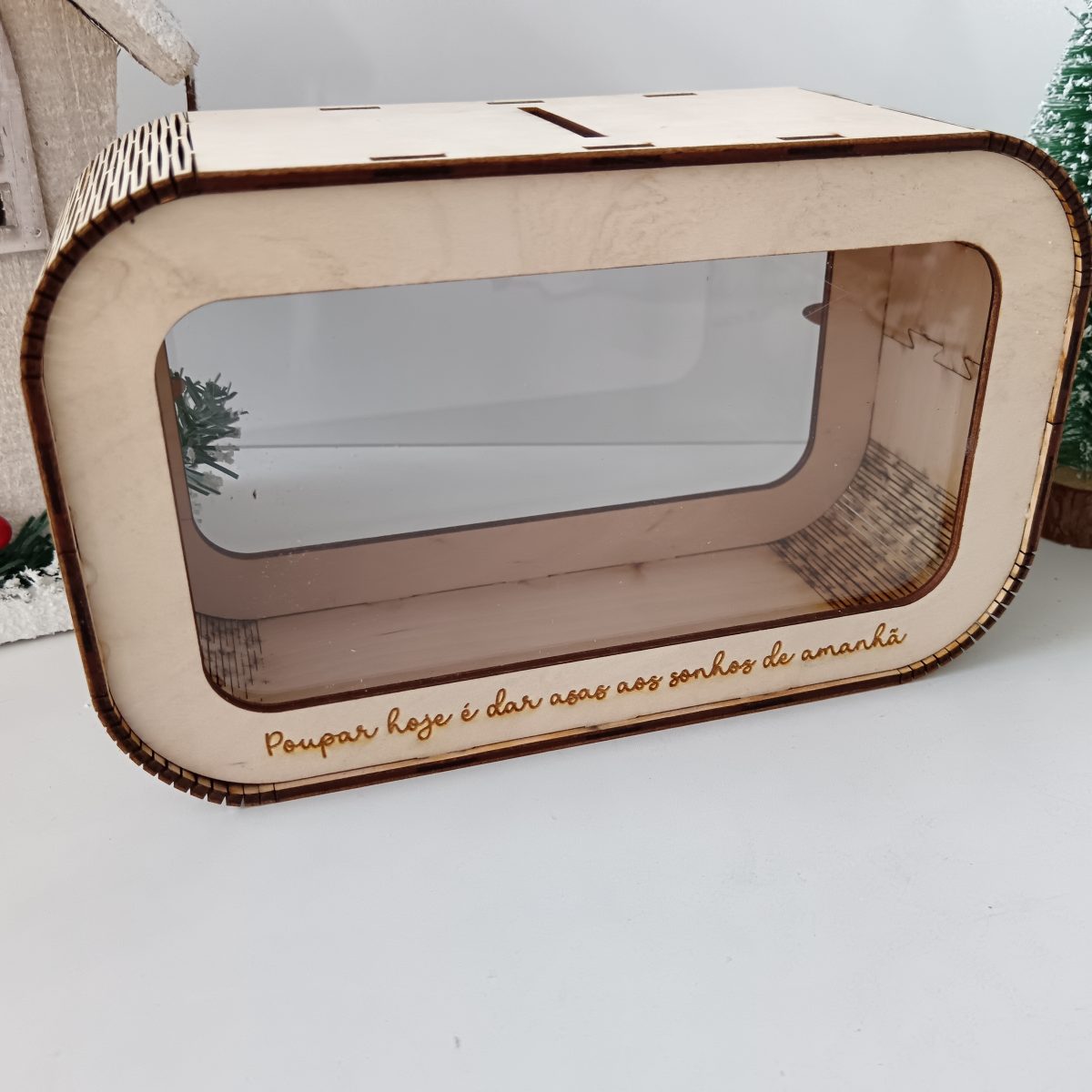 Mealheiro 20x12cm com gravação de frase - Image 1
