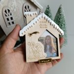 Pendente casinha com foto